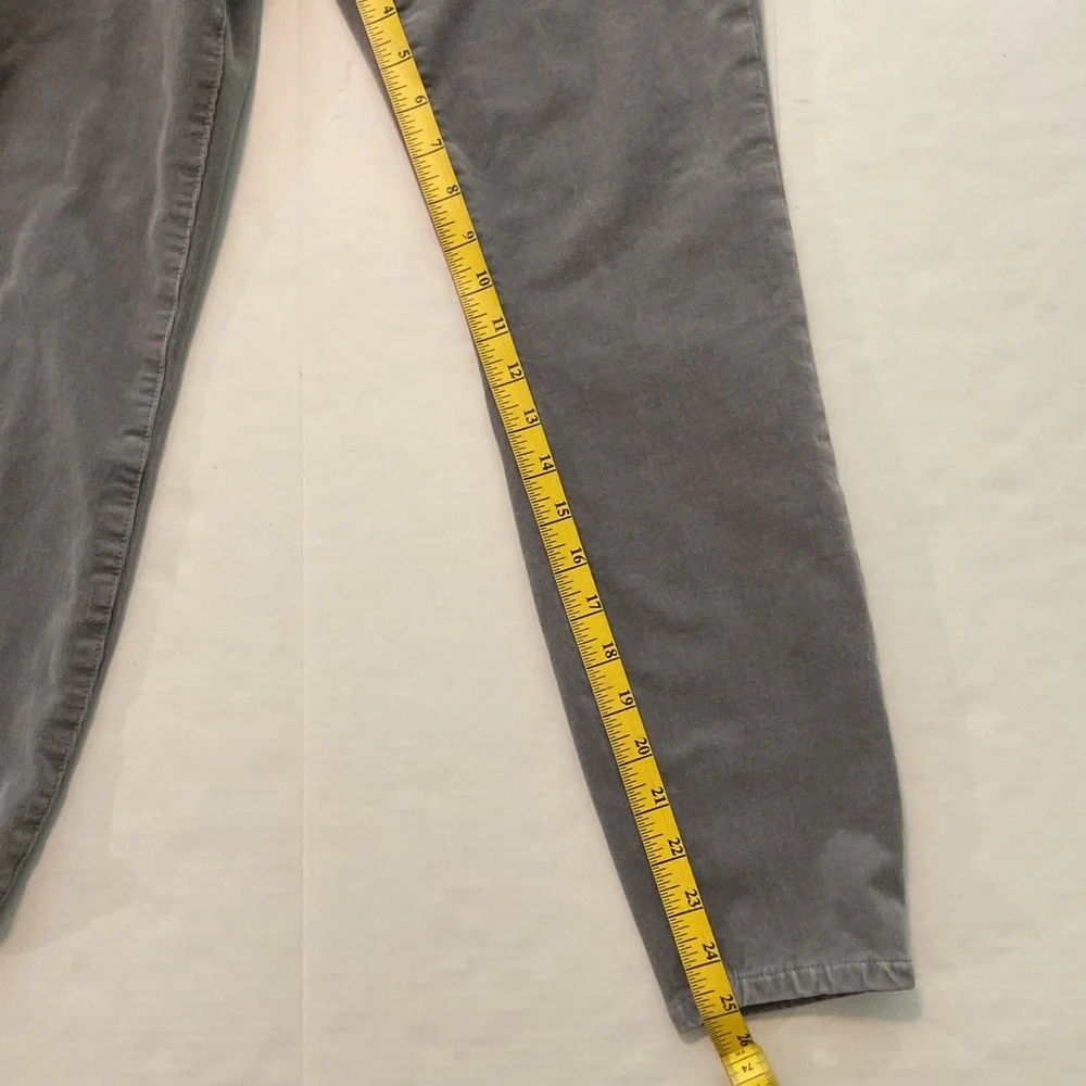 Pilcro High Rise Skinny Corduroy Pants‎ Gray